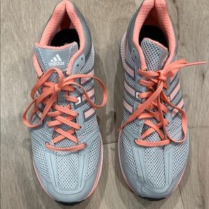 Adidas Women's Athletic Shoes in Gray and Coral